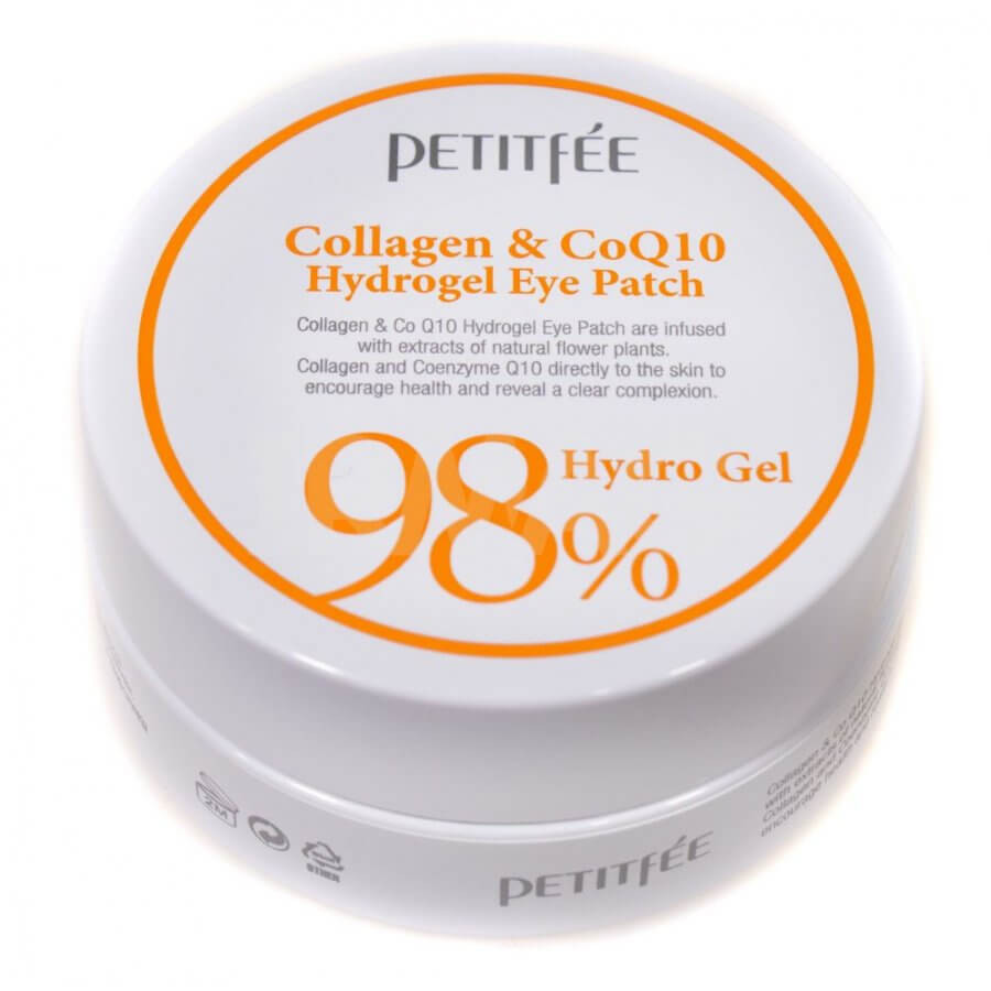 Гидрогелевые патчи для глаз Petitfee 98% Collagen & CoQ10 Hydro Gel Eye Patch – уценка (мятая коробка)