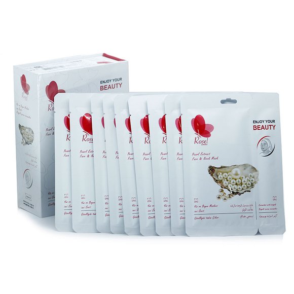 Маски для лица Rosel Cosmetics Face Mask Pearl Extract