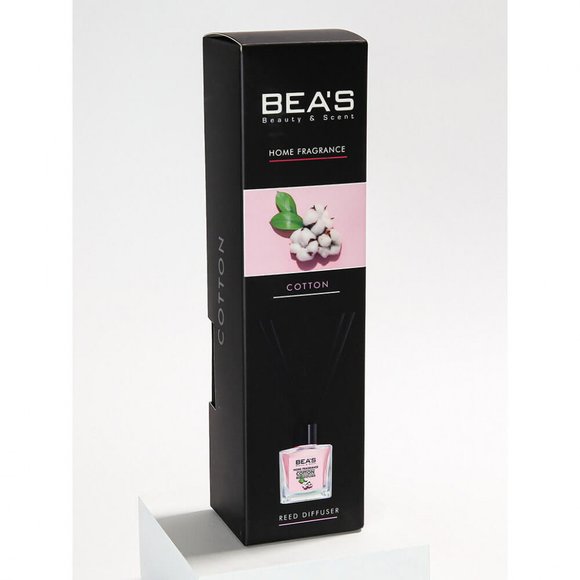 Ароматический диффузор с палочками Beas Cotton - Хлопок - 50 ml
