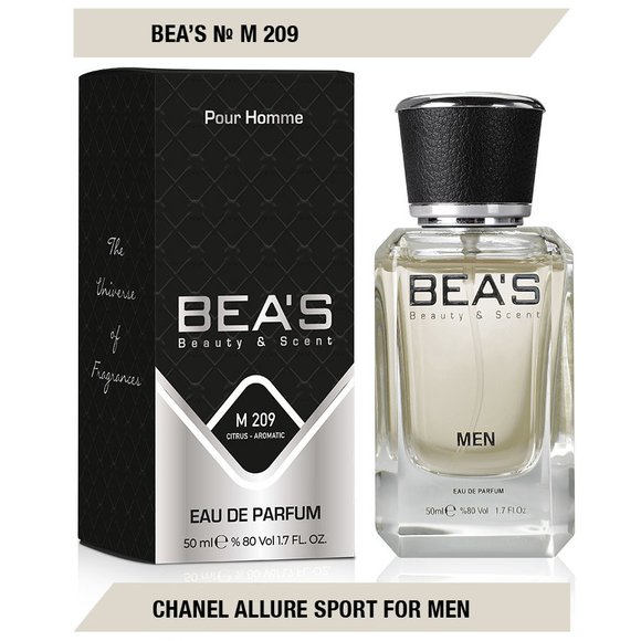 Парфюм Beas Chanel Allure Sport Men 50 ml арт. M 209 Парфюм Beas Chanel Allure Sport Men 50 ml арт. M 209