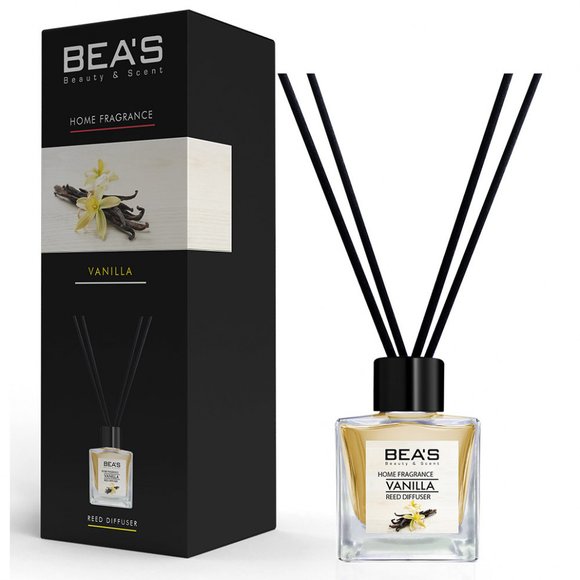 Ароматический диффузор с палочками Beas Vanilla - Ванила - 50 ml
