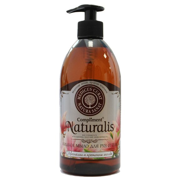 Compliment Naturalis Мыло жидкое "Магнолия и протеины шелка" 500 ml