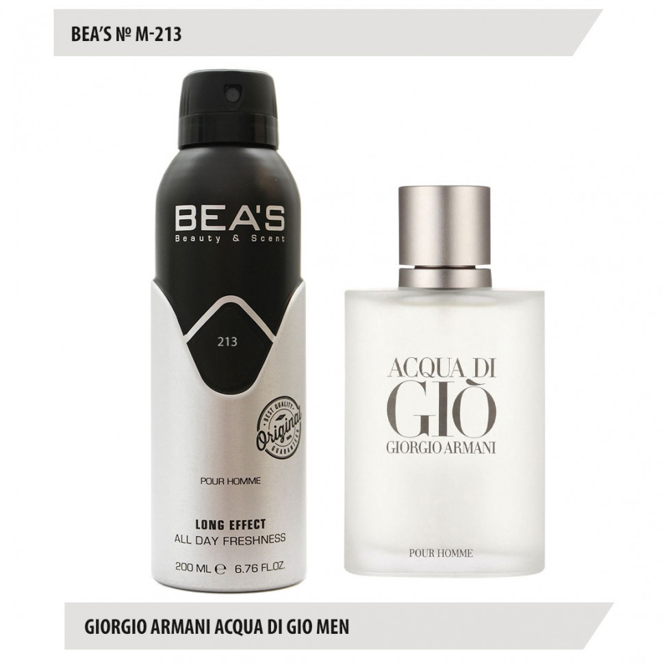 Beas Acqua Di Gio Men 200 ml M 213 286