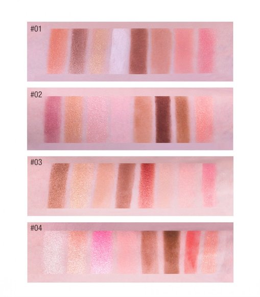 O.TWO.O тени 6цв + румяна 2цв (арт. 9982)