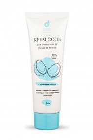 Dari Cosmetics Крем-соль для очищения и ухода за телом с ароматом кокоса 150 гр. (арт. 20001) Dari Cosmetics Крем-соль для очищения и ухода за телом с ароматом кокоса 150 гр. (арт. 20001)