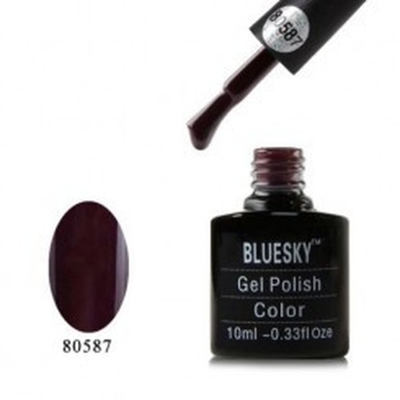 80587 Bluesky Gel Polish - PLUM CRAZY 10ML