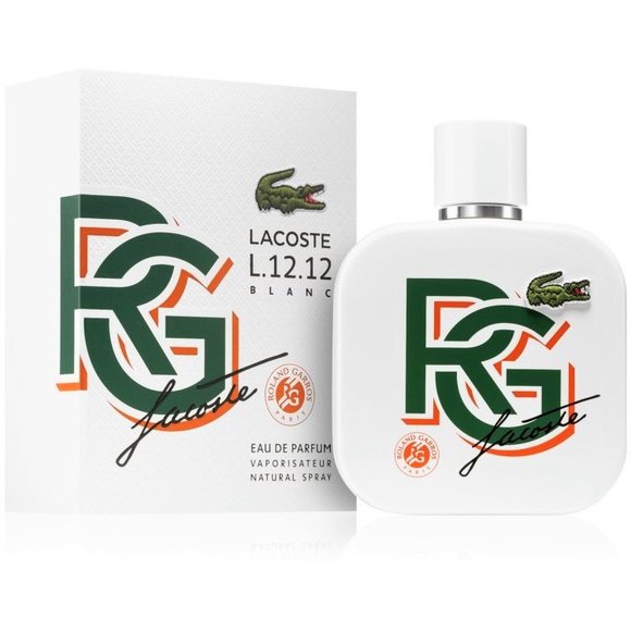 Lacoste L.12.12 Blanc Edition Limitée Roland Garros Eau de Parfum for man 100 ml Lacoste L.12.12 Blanc Edition Limitée Roland Garros Eau de Parfum for man 100 ml