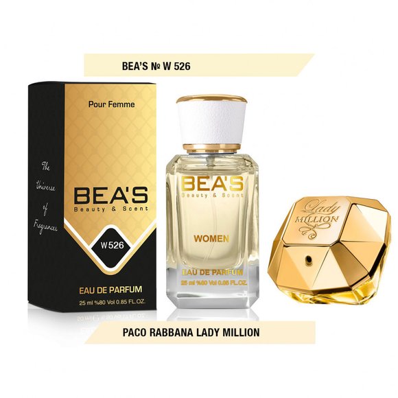 Парфюм Beas Paco Rabanne Lady Million 25 ml for women арт. W 526 Парфюм Beas Paco Rabanne Lady Million 25 ml for women арт. W 526