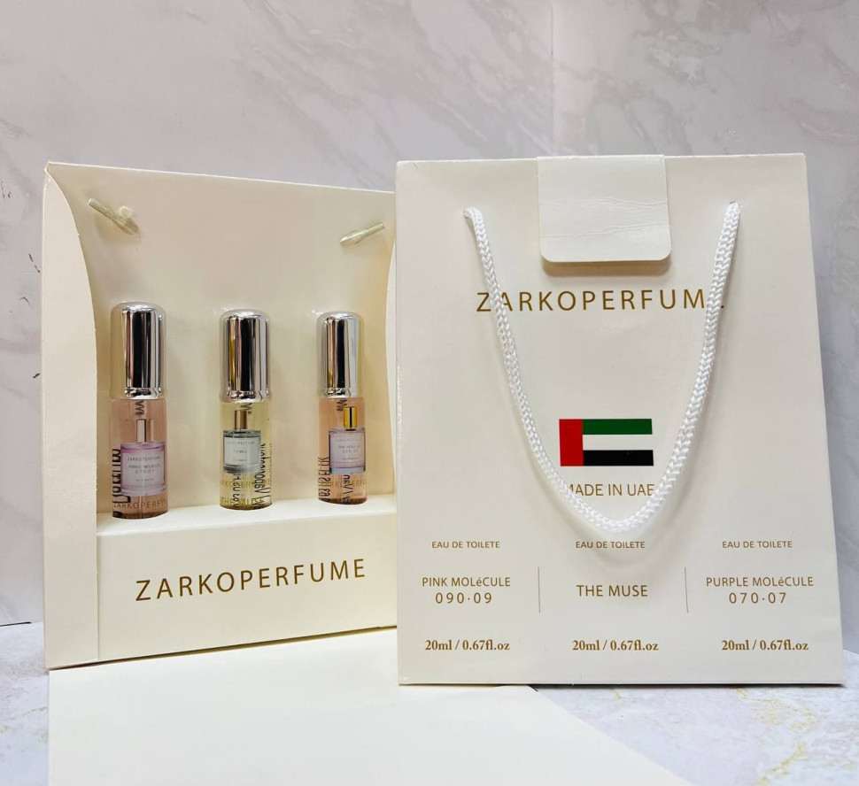 Подарочный парфюмерный набор Zarkoperfume 3x20 ml ОАЭ Подарочный парфюмерный набор Zarkoperfume 3x20 ml ОАЭ