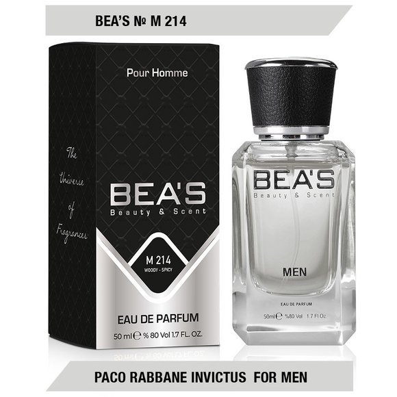 Парфюм Beas Paco Rabanne Invictus 50 ml арт. M 214 Парфюм Beas Paco Rabanne Invictus 50 ml арт. M 214