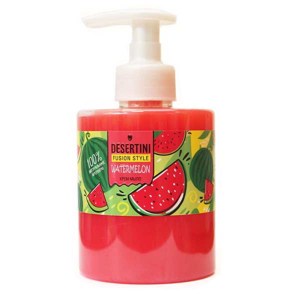 Крем-мыло для рук Desertini Арбуз 300 ml Крем-мыло для рук Desertini Арбуз 300 ml