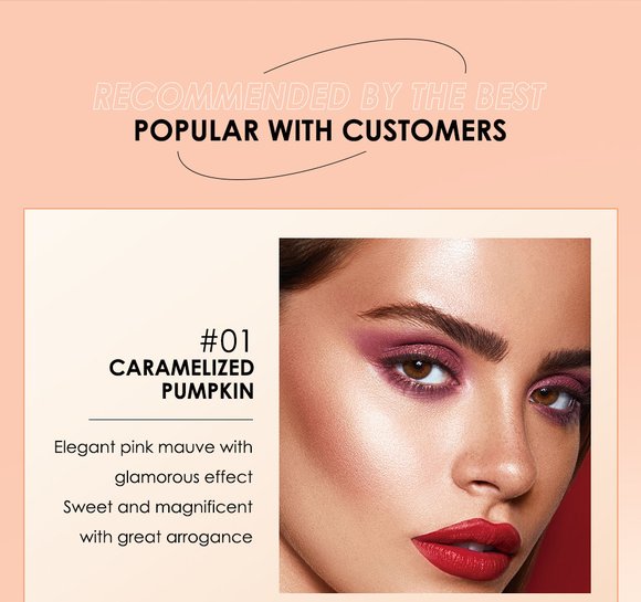 Палитра теней для век 8 цветов O.TWO.O арт. SC021 #01 10 g.