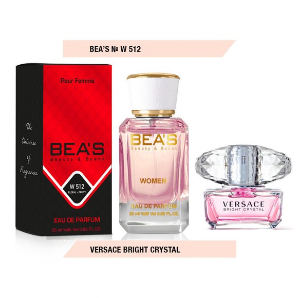 Парфюм Beas Versace Bright Crystal 25 ml for women арт. W 512 Парфюм Beas Versace Bright Crystal 25 ml for women арт. W 512