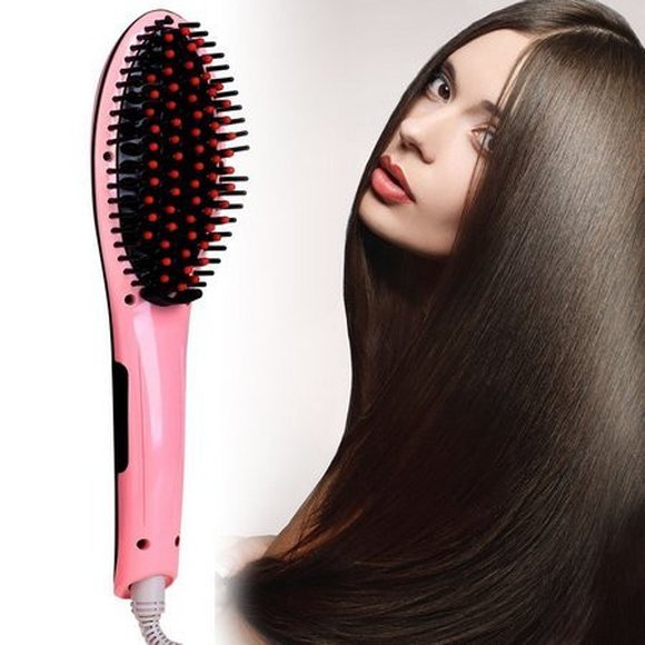Расческа-выпрямитель Fast Hair Straightener HQT-906 Расческа-выпрямитель Fast Hair Straightener HQT-906