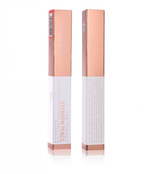 Карандаш для бровей O.TWO.O Fine Triangle eyebrow pencil (арт. 1007) #01 Taupe 0.2 g.
