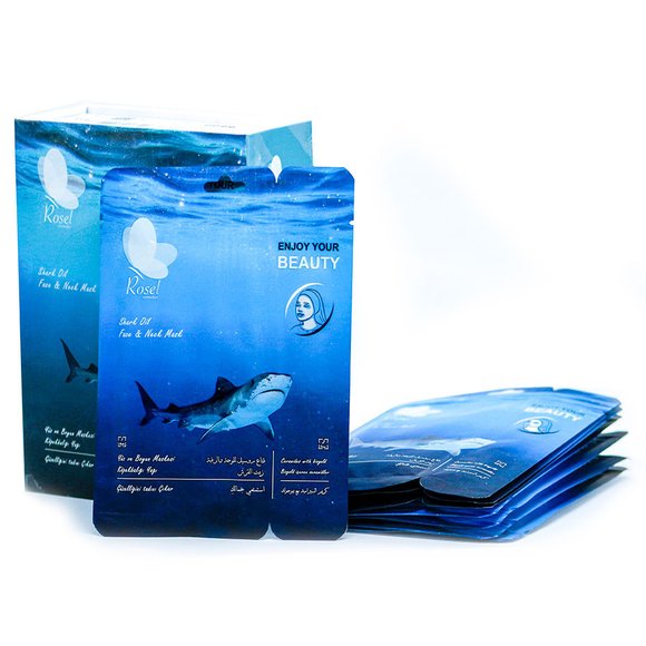 Маски для лица Rosel Cosmetics Face Mask Shark oil