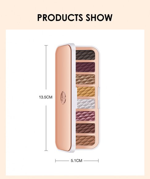 Палитра теней для век 8 цветов O.TWO.O арт. SC021 #03 10 g.