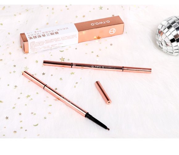 Карандаш для бровей O.TWO.O Fine Triangle eyebrow pencil (арт. 1007) #02 Auburn 0.2 g.