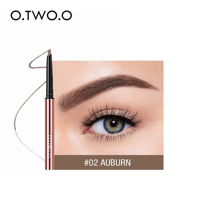 Карандаш для бровей O.TWO.O Fine Triangle eyebrow pencil (арт. 1007) #02 Auburn 0.2 g.