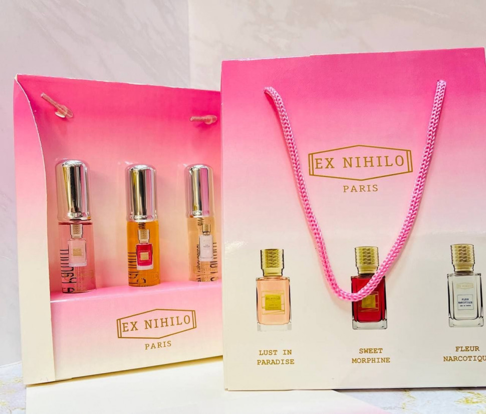 Подарочный парфюмерный набор Ex Nihilo 3x20 ml ОАЭ Подарочный парфюмерный набор Ex Nihilo 3x20 ml ОАЭ