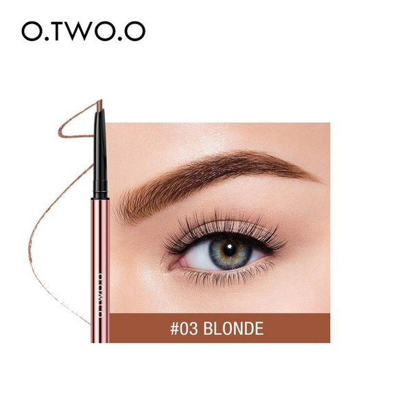 Карандаш для бровей O.TWO.O Fine Triangle eyebrow pencil (арт. 1007) #03 Blonde 0.2 g.