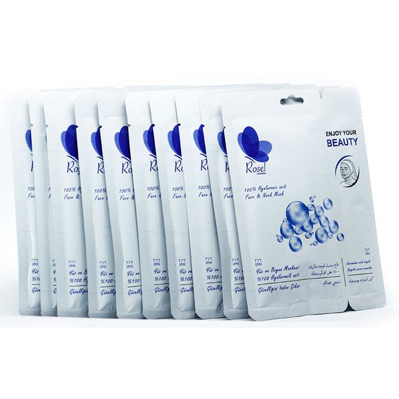 Маски для лица Rosel Cosmetics Face Mask 100% Hyaluronic acid
