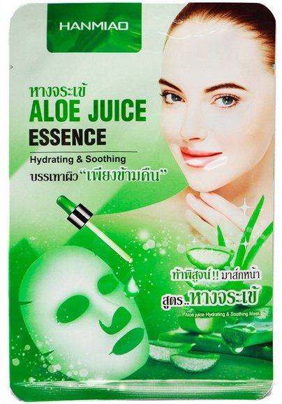 Маска для лица Hanmiao Aloe Juice Essence Hydrating & Soothing