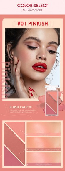 Румяна для лица 3 в 1 O.TWO.O арт. 9141 #01