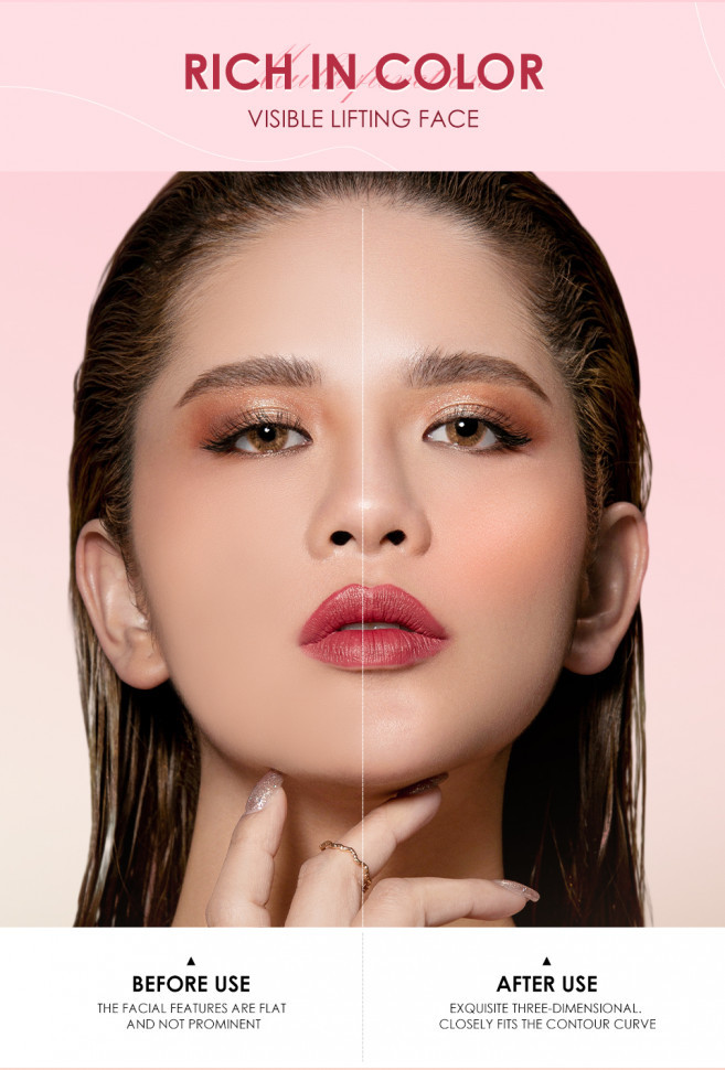 Румяна для лица 3 в 1 O.TWO.O арт. 9141 #01