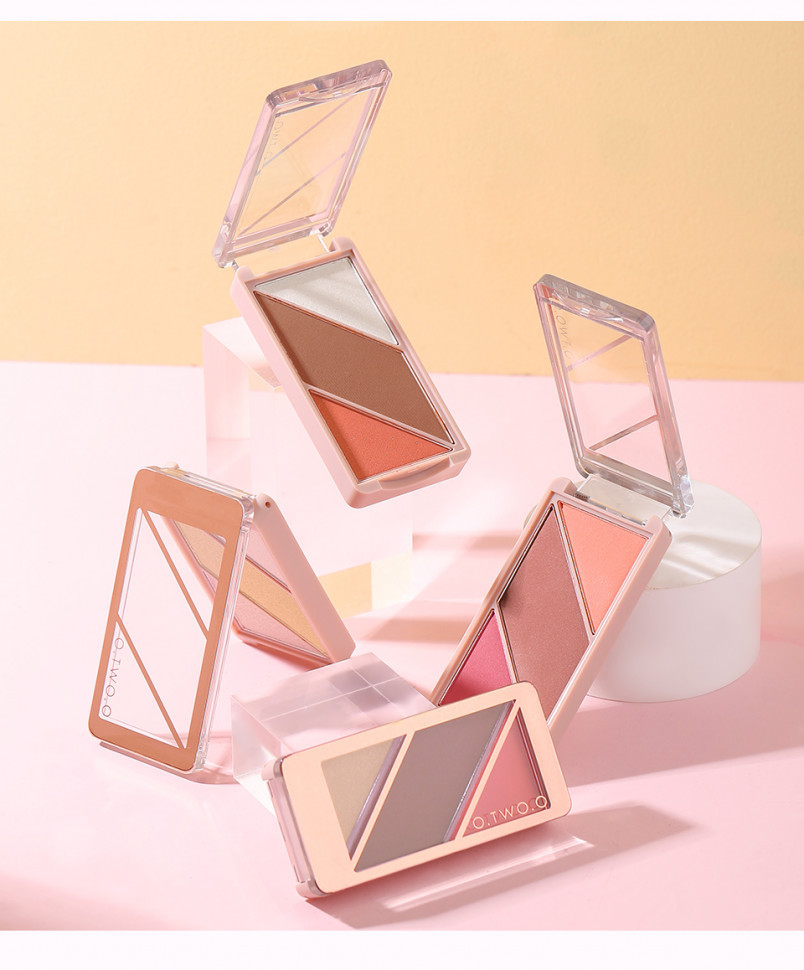 Румяна для лица 3 в 1 O.TWO.O арт. 9141 #01