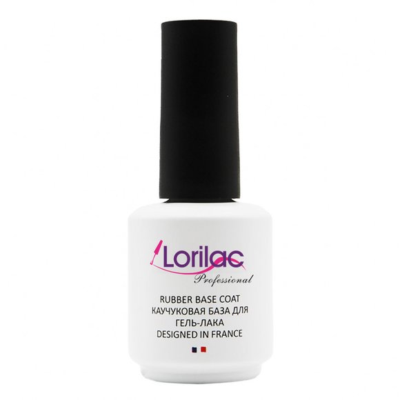 Lorilac каучуковая база для гель-лака 15 ml
