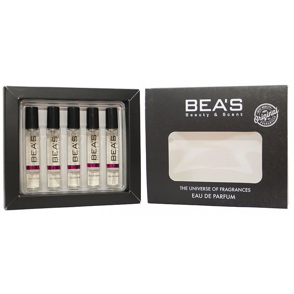 Парфюмерный набор Beas Carolina Herrera 212 Vip Nyc Women 5*5 ml W 554