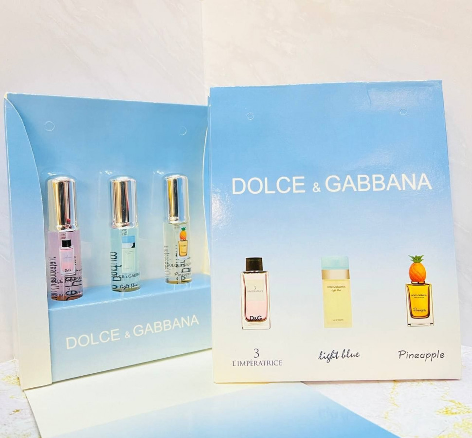 Подарочный парфюмерный набор Дольче Габбана 3x20 ml ОАЭ