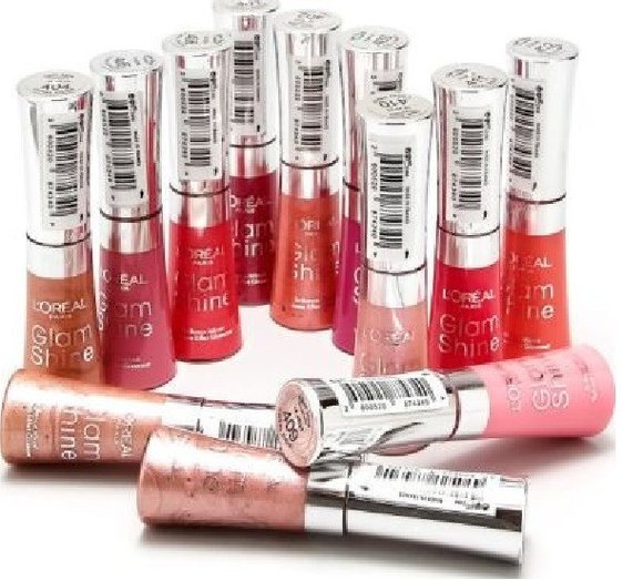 Блеск для губ Loreal Glam Shine (3шт)