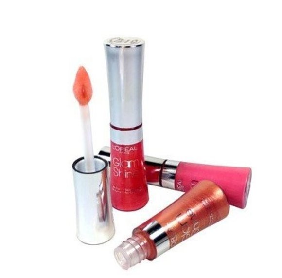 Блеск для губ Loreal Glam Shine (3шт)