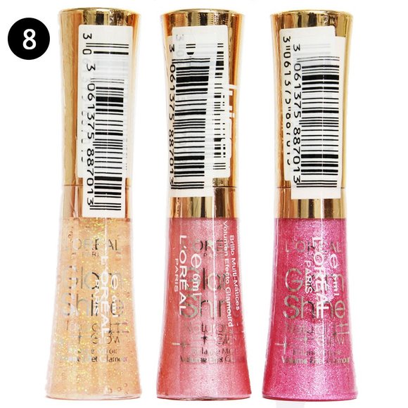 Блеск для губ Loreal Glam Shine (3шт)