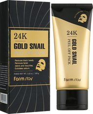 Маска-пленка с золотом и муцином улитки FarmStay 24K Gold Snail Peel Off Pack 100g Маска-пленка с золотом и муцином улитки FarmStay 24K Gold Snail Peel Off Pack 100g