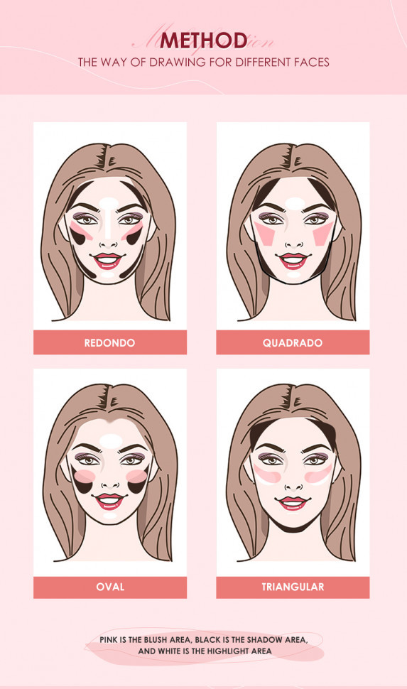 Румяна для лица 3 в 1 O.TWO.O арт. 9141 #02