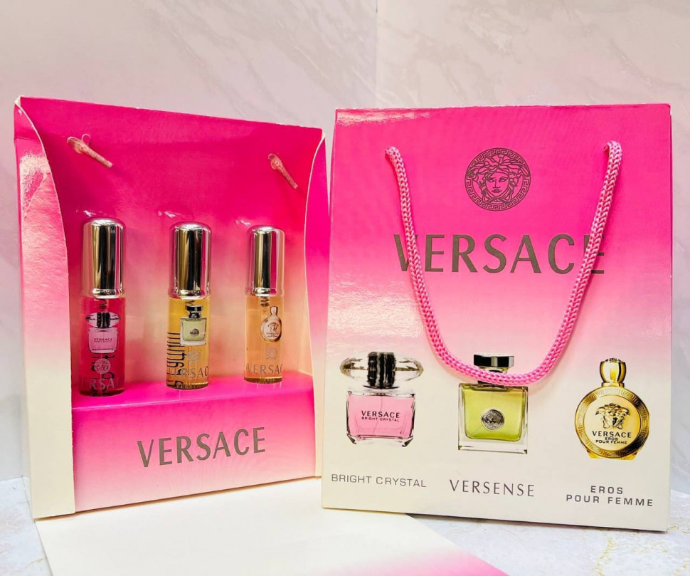 Подарочный парфюмерный набор Versace 3x20 ml ОАЭ Подарочный парфюмерный набор Versace 3x20 ml ОАЭ