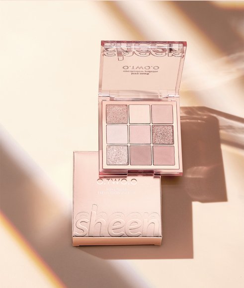 O.TWO.O Палитра теней для век 9 цветов арт. SC042 Honey Money #03 10 g.