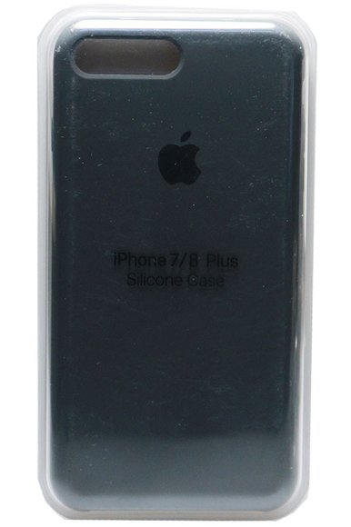 Силиконовый чехол для iPhone 7/8 Plus темно-серый