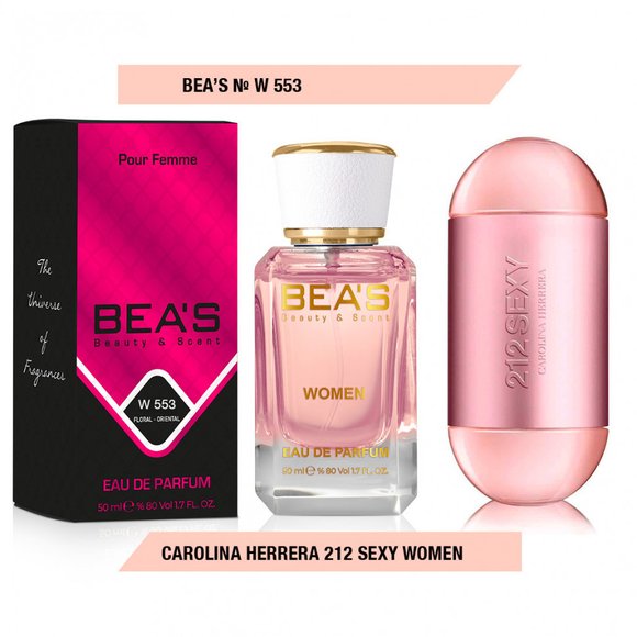 Парфюм Beas Carolina Herrera 212 Sexy women арт. W 553 50 ml
