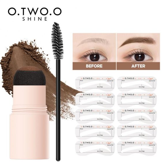 O.TWO.O Пудра для бровей арт. SE010 Light Coffe Brown #01 1.5 g.