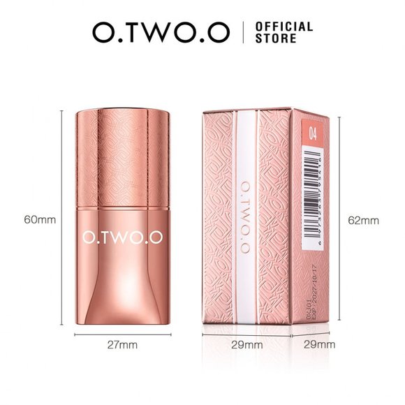 O.TWO.O Многофункциональный стик для щек, губ и глаз HC016 #01 Оранжево-ягодный