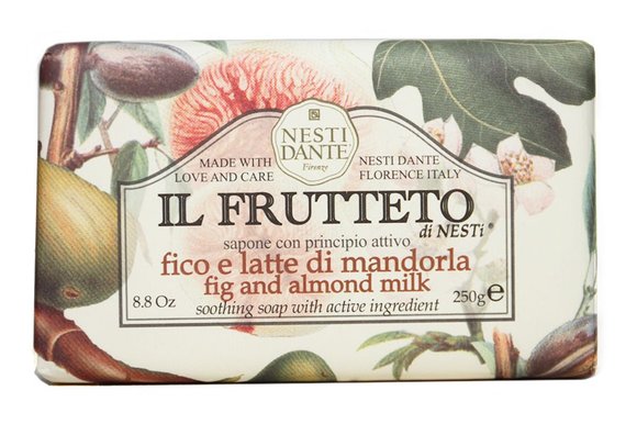 Мыло Инжир и Миндальное Молоко  Nesti Dante 250г