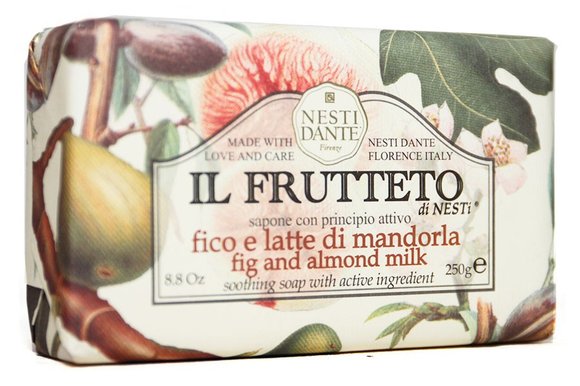 Мыло Инжир и Миндальное Молоко  Nesti Dante 250г