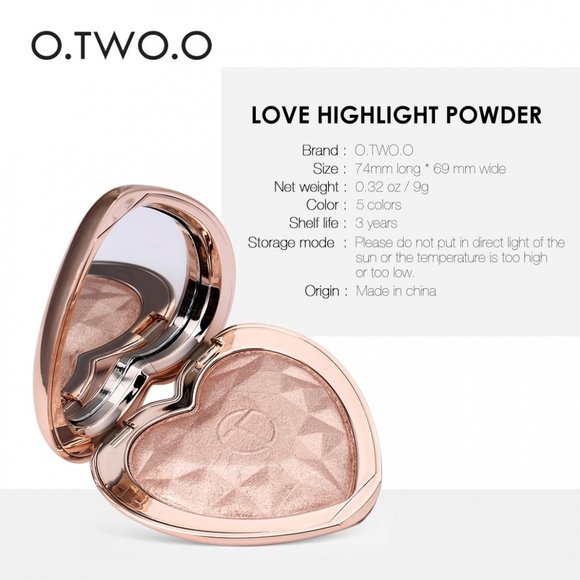Хайлайтер O.TWO.O Love Highlight Powder 9g (арт. 9126)