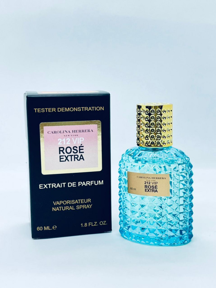 Tестер Carolina Herrera 212 Vip Rosé Extra for women 60 ml ОАЭ