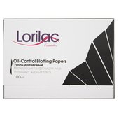 Матирующие салфетки для лица Lorilac Уголь Древесный 100шт Матирующие салфетки для лица Lorilac Уголь Древесный 100шт