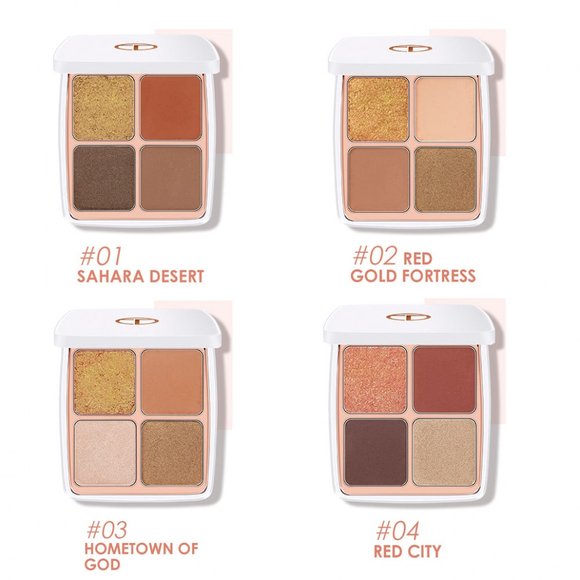 O.TWO.O палитра теней для век 4в1 арт. SC040  #03 13.5 g